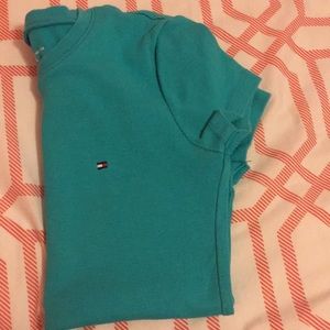 Teal Tommy Hilfiger T Shirt